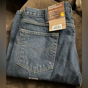 Carhartt 36x34 Men's Traditional Fit Mid-Rise Straight Leg Jeans